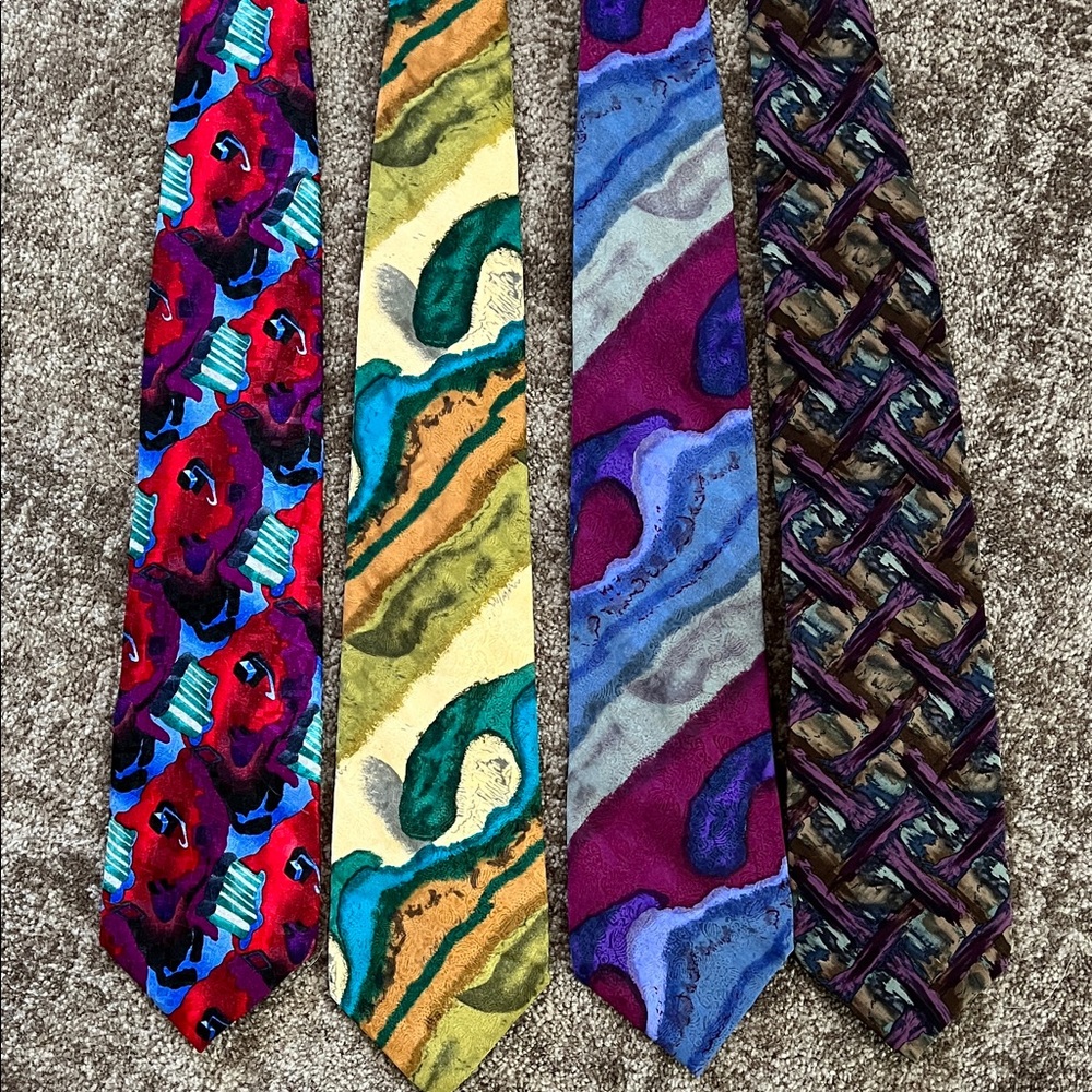Set of 4 Collector’s Edition Jerry Garcia Ties